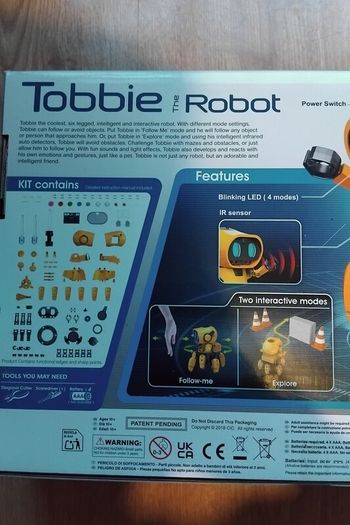 Tobbie the Robot toy