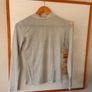 Reformation bailey turtle neck  silver Image 2