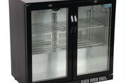 Double door undercounter bottle fridge
