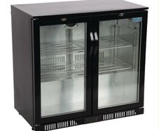 Double door undercounter bottle fridge