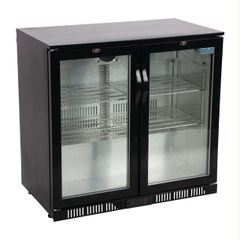 Double door undercounter bottle fridge