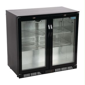 Double door undercounter bottle fridge
