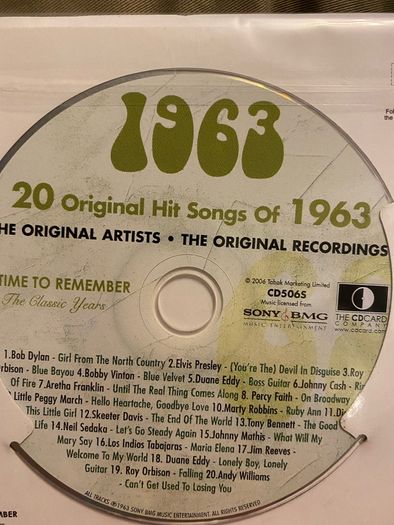 Birthday cd 1963