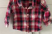 baby Gap check shirt 12-18months