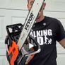 New Powerful  62 cc petrol  Chainsaw, 20 inch petrol mix Powered Chainsaw, 3.6 HP Power Chain Saw with Non-Slip Handle, petrol Powered Chainsaws with Dual Fuel Tanks, For Wood Cutting, Tree Trimming, and Land Clearing Image 10