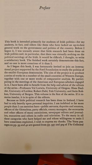 The Government And Politics Of Ireland By Basil Chubb. Hardback With Dustjacket In Good Condition.