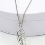 Spinel With Emerald Teardrop Base On Sterling Silver Necklace Image 6