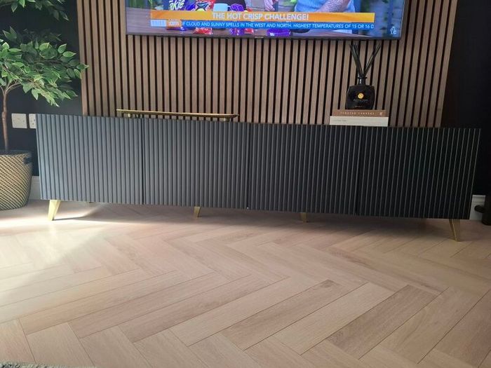 Modern black TV Cabinet
