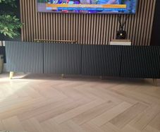 Modern black TV Cabinet
