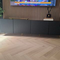 Modern black TV Cabinet