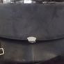 a black leather briefcase Image 2