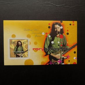 Ireland 2002.Rock Legends.Rory Gallagher.Miniature Stamp Sheet.MNH.