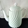 Rare Vintage 1940' Coffee Pot   Shell Pale  Green by MINTON Image 3