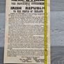 Irish Republic Proclamation Print Poster Image 6