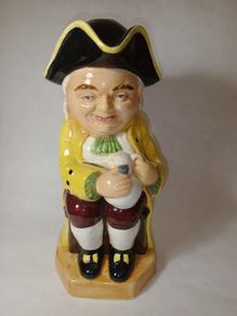 Vintage Burlington Ware Ceramic Toby Jug