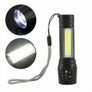 T6 COB LED USB Rechargeable Zoomable Flashlight Torch Lamp Light Image 2