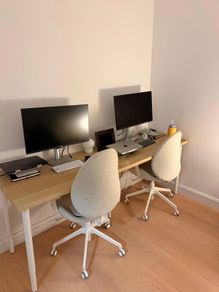 IKEA LAGKAPTEN 200cm Desk with Adjustable Legs