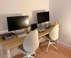 IKEA LAGKAPTEN 200cm Desk with Adjustable Legs