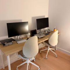 IKEA LAGKAPTEN 200cm Desk with Adjustable Legs