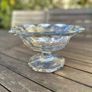 Clear Glass Pedestal Fruit Bowl Image 5