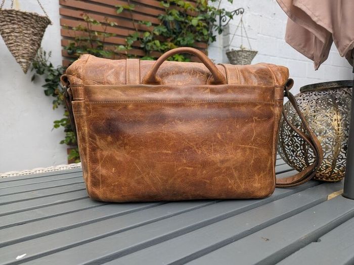 ONA Brixton Leather Camera & Laptop Messenger Bag