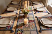 Table Runner with Mats