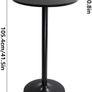 Round Bar Table 60CM Top for Cocktail Bar Pub Dining Bistro (106CM H) Image 5