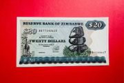 Zimbabwe  20  Dollars  1994  PICK  4d  Verified Under Uv Light.  ( Uncirculated )
