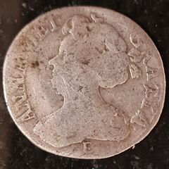 ANNE 1708 - 6 Pence - Anne incl. 'Edinburgh' bust Silver coin