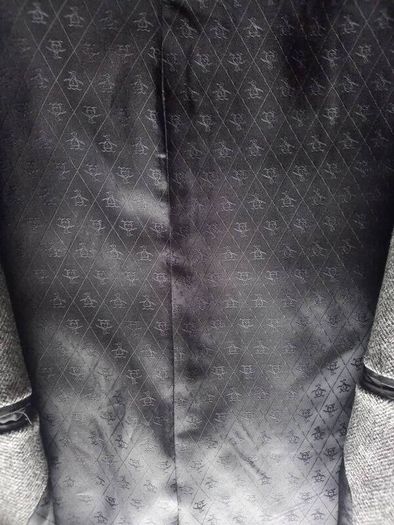 Penguin tweed overcoat, size large.