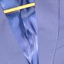 mens river island suit jacket blue Image 4
