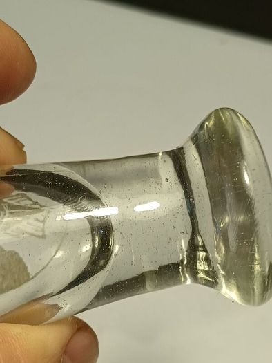 Rare Georgian etched toasting glass