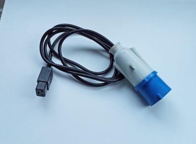 GEWISS GW 60 015Straight Plug 32AMP, 220-250 V, IP44, 2P+E with cable
