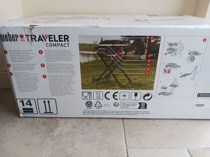 Weber gas BBQ