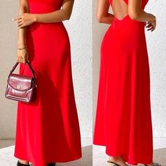 Women dress red shein L