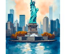 New York Wall Art Print, Travel Poster