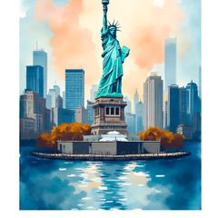 New York Wall Art Print, Travel Poster