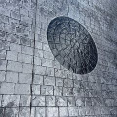 Imprinted concrete/concrete works