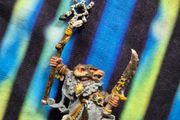 Vintage Warhammer Fantasy Skaven Metal Grey Seer Thanquol painted