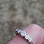 18k Gold and Platinum Diamond Engagement Ring Image 9