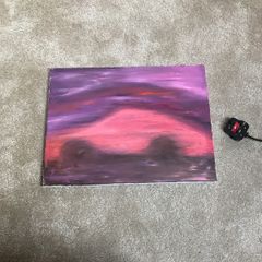 Porsche oil on canvas