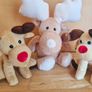 3 Christmas reindeers Image 3