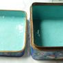 Vintage Chinese Cloisonne and Enamel Collection. Vase, Bowl and Trinket Box Image 3