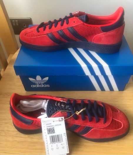 Adidas Handball Spezial Red Navy UK 6 / EU 39 1/3