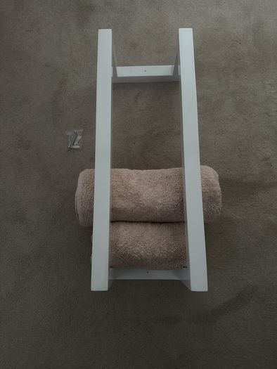 modern towel shelf