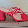 red strap sandals Image 2