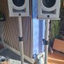 Kali Audio IN-5 3-Way Studio Monitors (Pair, White) + Stands Image 3