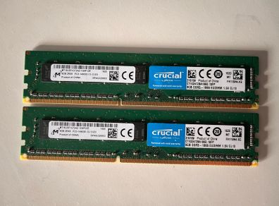 Crucial 16gb 2x8gb Ddr3 1866mhz ram Untested