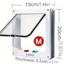 Cat / Dog flap white Image 2