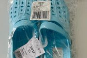 New: Blue Crocs Style (Size 4)